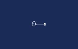 A Minimalist Plug on an Egg minimalist wallpaper