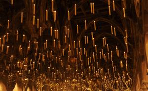 § "A mysterious and magical moment in the Great Hall, Hogwarts." hogwarts wallpaper