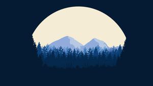 A mysterious, beautiful nighttime moon. moon wallpaper