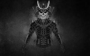 A Mysterious Skeleton Samurai samurai wallpaper