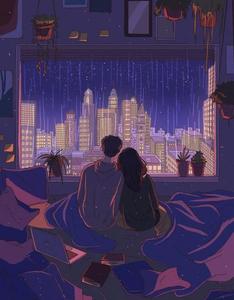 A passionate moment of Anime Love anime love wallpaper