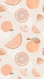 a pattern of orange slices and slices of oranges Wallpaper