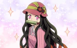 A peaceful moment with Nezuko nezuko wallpaper