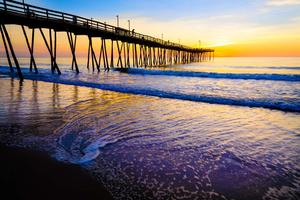 a pier on the beach outer banks wallpaper
