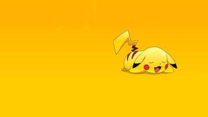 A Pikachu That's Ready For a Nap pikachu wallpaper
