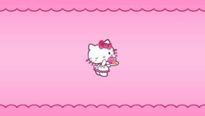 A playful Hello Kitty PC brings joy and color to any desk hello kitty pc wallpaper