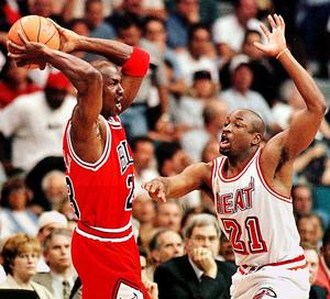 A portrait of basketball greatness, Michael Jordan. Wallpaper