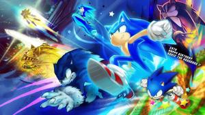 A powerful and iconic look of Sonic the Hedgehog sonic wallpaper