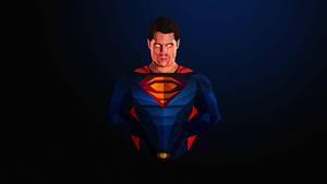 A powerful illustration of Superman in full flight. superman wallpaper