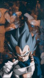 A powerful Vegeta unleashes his fury with a confident battle stance in this high-resolution background. vegeta wallpaper