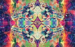 A psychedelic trip through a kaleidoscopic world! trippy wallpaper