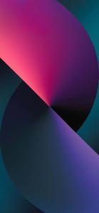 a purple and blue abstract design iphone 13 pro wallpaper