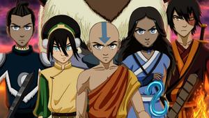 A Red Sunrise in the World of Avatar: The Last Airbender avatar the last airbender wallpaper