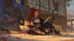 A Resting Samurai samurai wallpaper