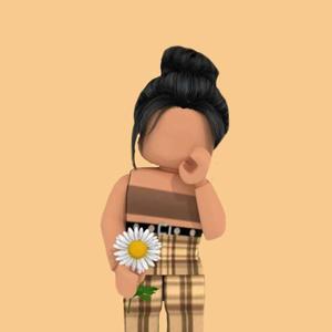 A Roblox avatar poses at a serene nature retreat. roblox aesthetic wallpaper