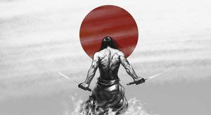 A Samurai ready for battle samurai wallpaper