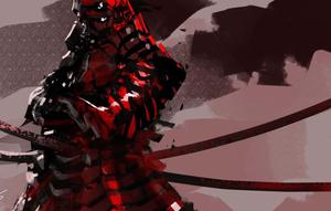 A samurai warrior in traditional Japanese attire samurai wallpaper