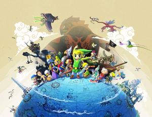 A scene from The Legend Of Zelda legend of zelda wallpaper