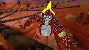a screenshot of a game with a monkey in it gorilla tag wallpaper