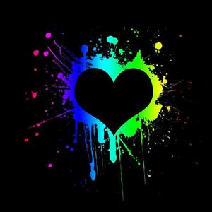 A shattered heart in darkness broken heart black wallpaper