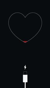 A shattered heart in darkness broken heart black wallpaper