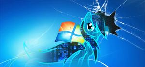 A shattered little pony screen cracked screen wallpaper
