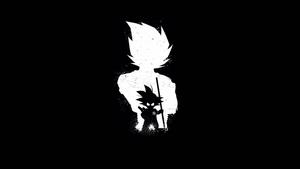 A Silhouette of Goku Black goku black wallpaper