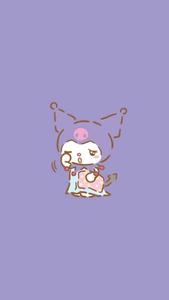 A Sleepy My Melody Kuromi Background my melody kuromi wallpaper