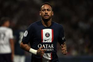a soccer player running on the field neymar wallpaper