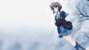 A solemn girl, filled with a sense of loneliness sad anime wallpaper