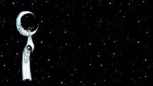 A Spooky Dark Moon Art moon wallpaper