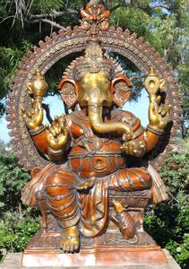 a statue of ganesha ganesh wallpaper
