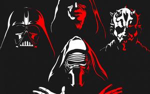 A Storm of Star Wars battleships over a planet 2560x1600 star wars wallpaper