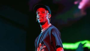 A stunning portrait of multi-platinum hip-hop artist Travis Scott. travis scott wallpaper