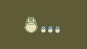 A Waiting Room Of Tiny Totoros totoro wallpaper