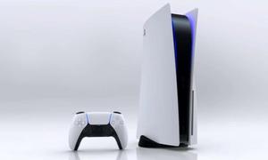 a white playstation console with a controller next to it ps5 wallpaper