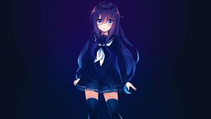A wide-eyed Anime Girl lost in thought anime girl wallpaper