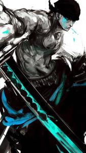 A wolverine-like warrior called Zoro in mid-action zoro wallpaper