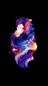 A work of art with vibrant colors radiating on an Amoled screen amoled wallpaper