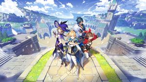 A World Awaits, Explore Teyvat In Genshin Impact genshin impact wallpaper