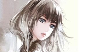 A young girl celebrates her beauty. beautiful girl cartoon wallpaper