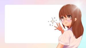 A young girl explores the outdoors girl wallpaper