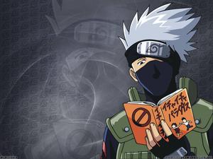 A young ninja, trained by the finest masters, studying diligently. Wallpaper