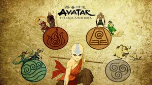 Aang and The Four Elements of Airbending avatar the last airbender wallpaper