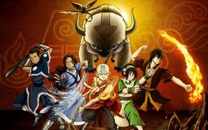 Aang and the gang join forces to save the world. avatar the last airbender wallpaper