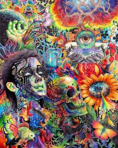 Abstract Art Trippy Faces trippy wallpaper