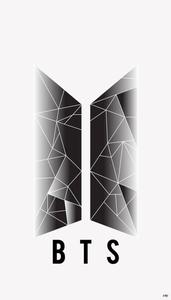 Abstract BTS Logo bts logo wallpaper
