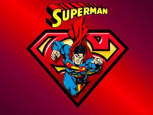 Action-packed Scene of Superman and Wonder Woman superman wallpaper
