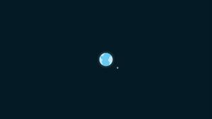 Admiring the Beauty of Earth and Moon minimalist wallpaper