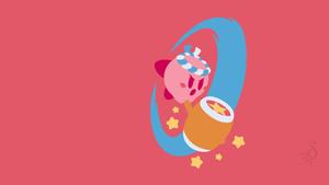 Adorable Kirby shines in the world of Aesthetic Art kirby wallpaper